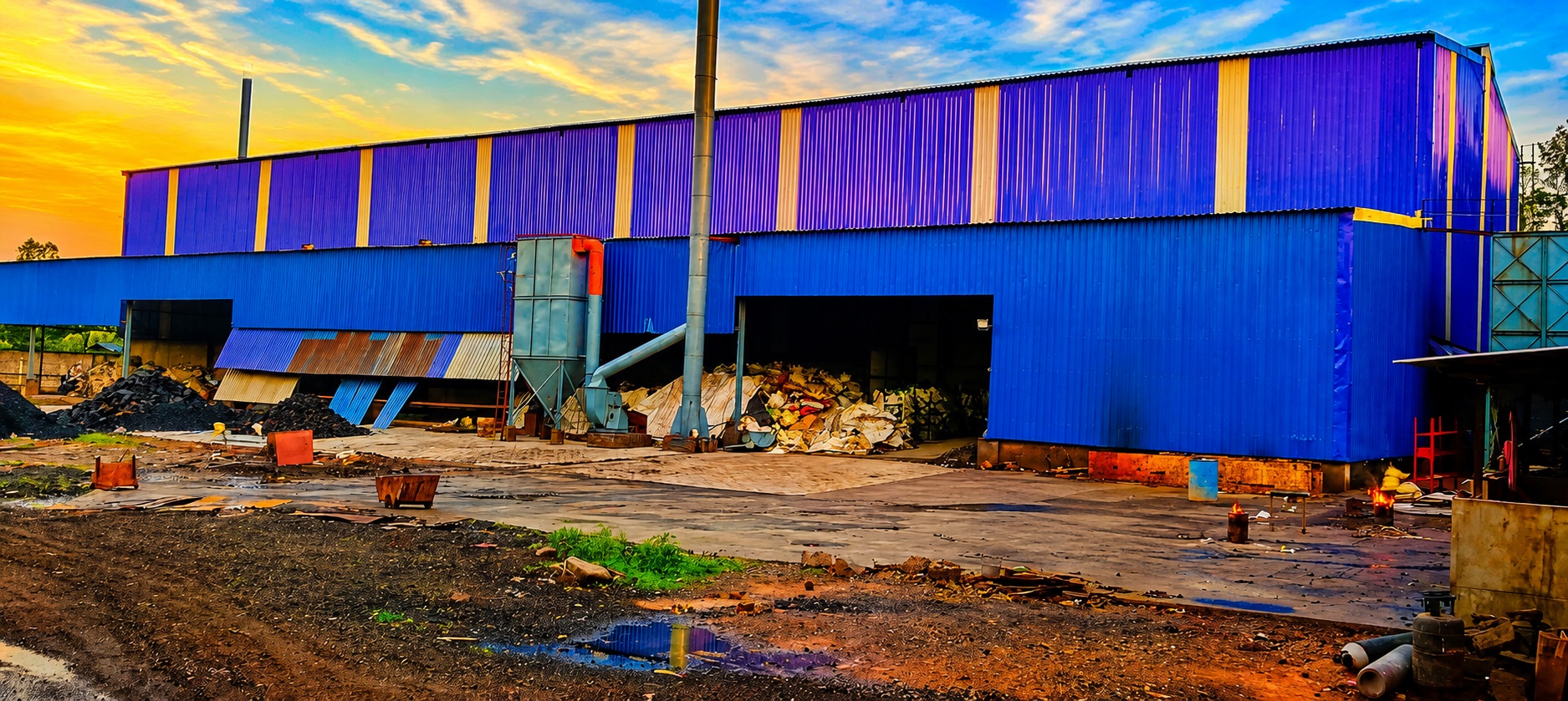 Siddhika Metallics ferro alloy manufacturing plant Bankura West Bengal